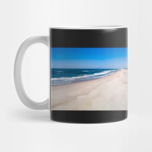 Aerial view of Torreira beach Mug